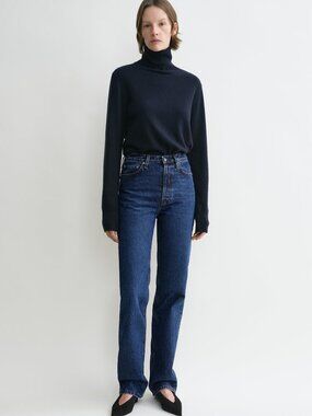 Toteme Classic Cut Denim Full Length Dark Blue 27/32